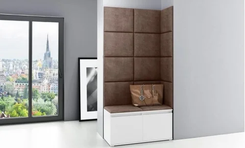 Cuier Hol Max 2, Alb/Maro - Trinity 7