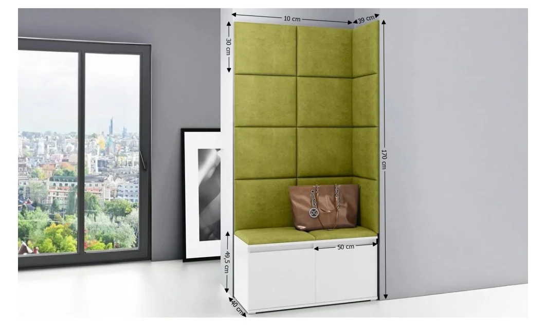 Cuier Hol Max 2, Alb/Verde - Trinity 12 1