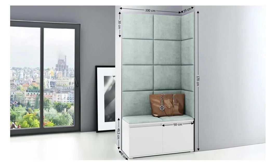 Cuier Hol Max 2, Alb/Verde - Trinity 21 1
