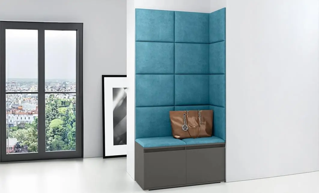 Cuier Hol Max 2, Grafit/ Albastru - Trinity 13