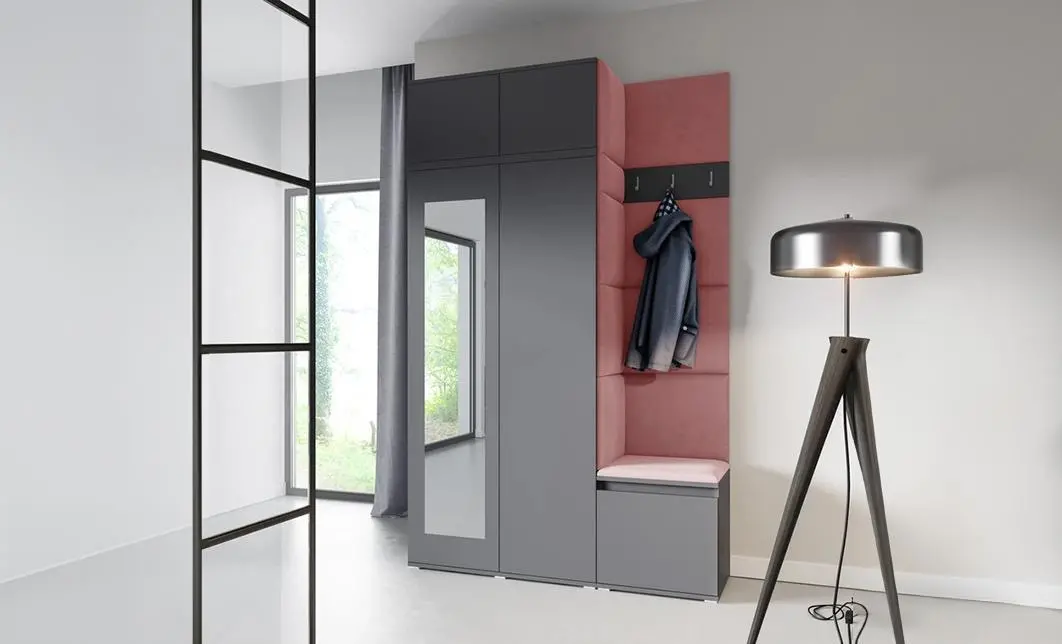 Cuier Hol Max 20, Grafit/Roz - Trinity 23