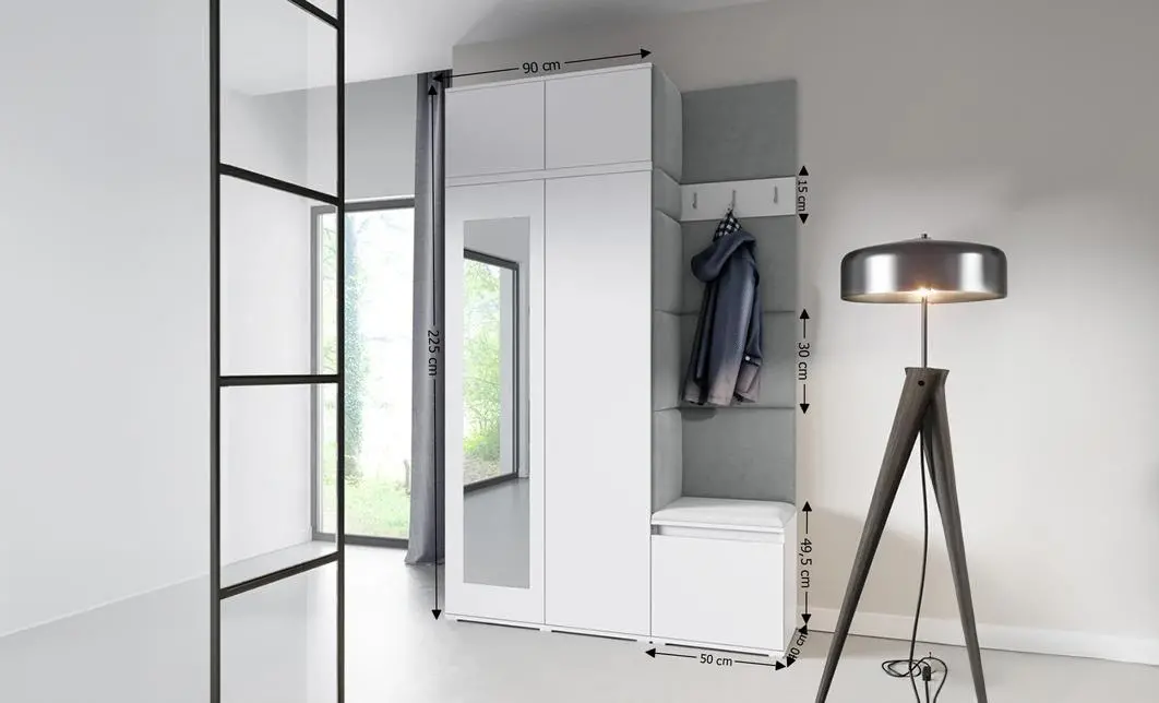 Cuier Hol Max 20, Alb/Gri - Trinity 14 1