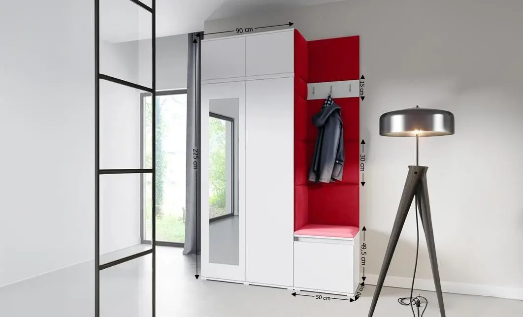Cuier Hol Max 20, Alb/Rosu - Trinity 24 1