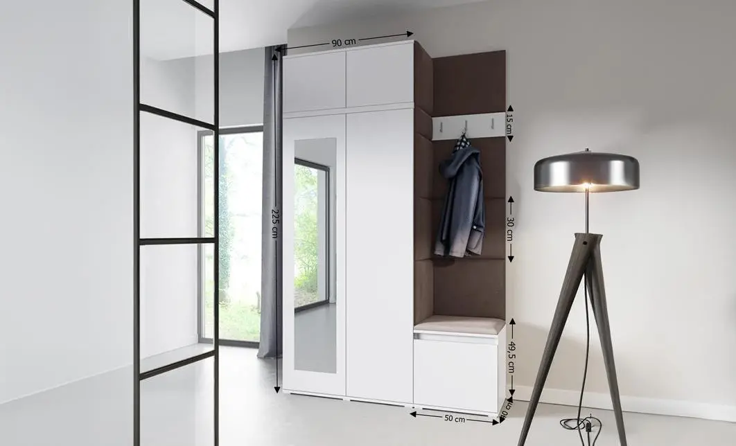 Cuier Hol Max 20, Alb/Maro - Trinity 8 1