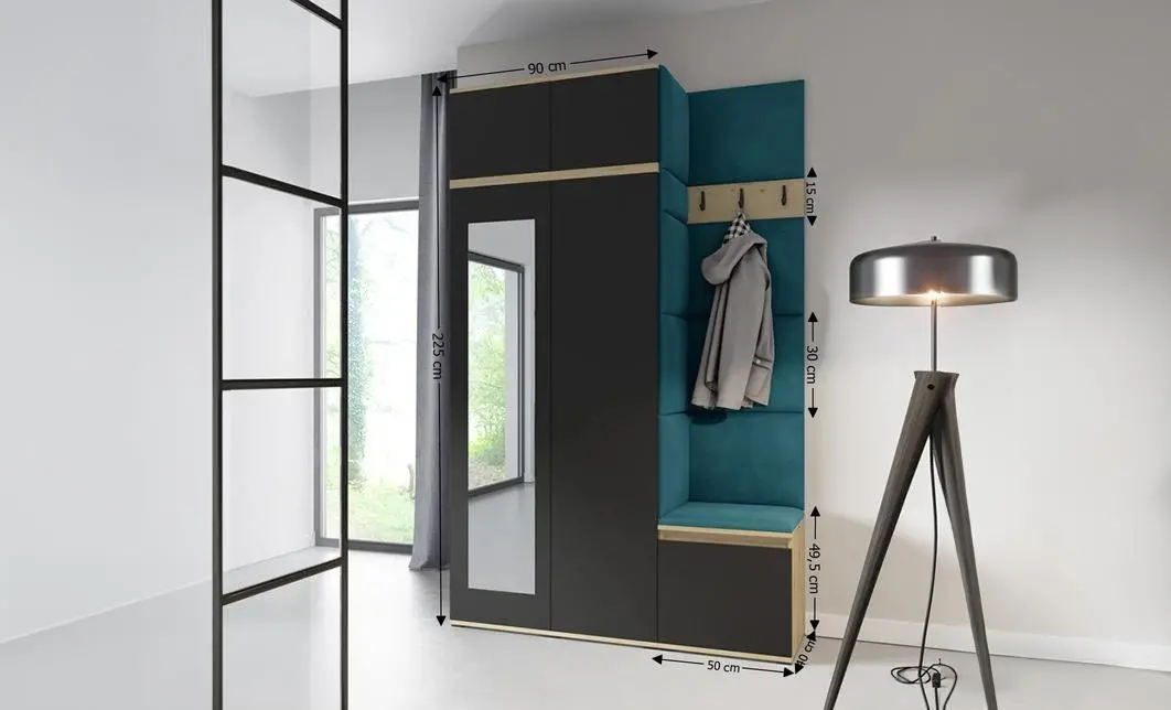 Cuier Hol Max 20, Artisan/Albastru - Trinity 13 1