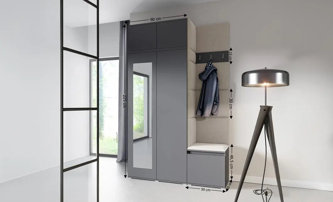 Cuier Hol Max 20, Grafit/Bej - Trinity 2 1