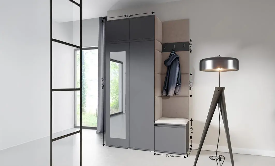 Cuier Hol Max 20, Grafit/Maro - Trinity 5 1