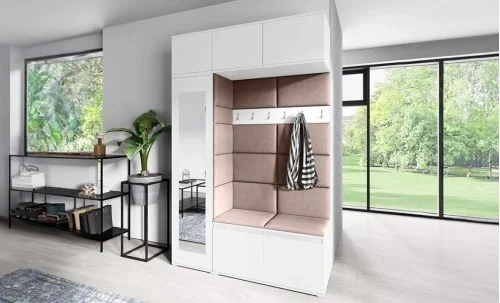 Cuier Hol Max 21, Alb/ Maro - Trinity 7