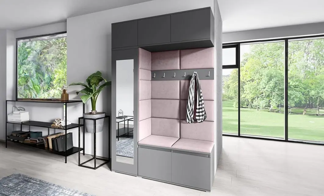 Cuier Hol Max 21, Grafit/ Roz - Trinity 19