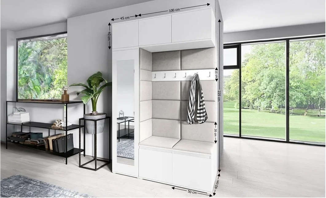 Cuier Hol Max 21, Alb/ Crem - Trinity 1 1