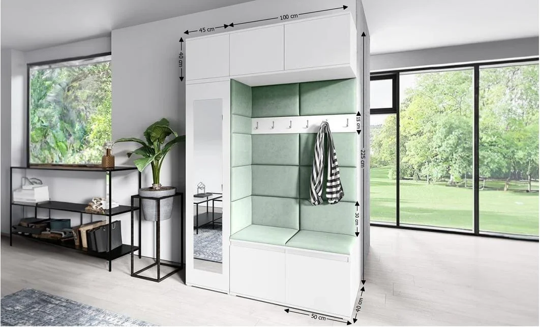 Cuier Hol Max 21, Alb/ Verde - Trinity 21 1