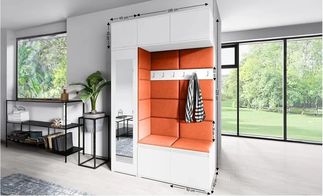 Cuier Hol Max 21, Alb/ Portocaliu - Trinity 25 1