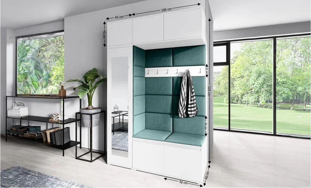 Cuier Hol Max 21, Alb/ Verde - Trinity 28 1