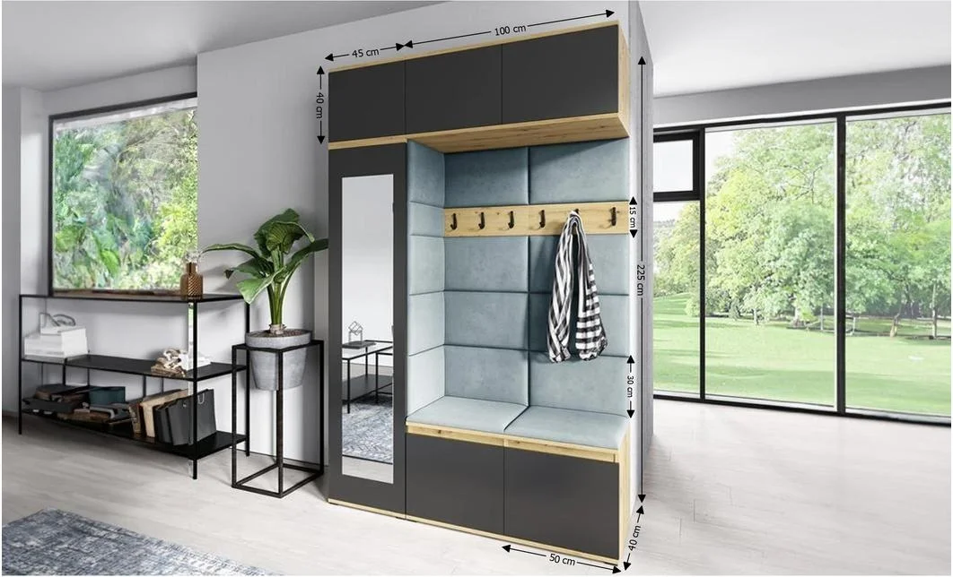 Cuier Hol Max 21, Artisan/ Albastru - Trinity 22 1