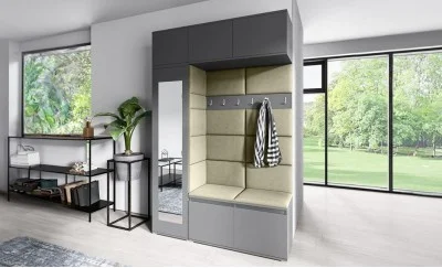Cuier Hol Max 21, Grafit/ Verde - Trinity 27