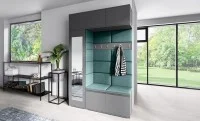 Cuier Hol Max 21, Grafit/ Verde - Trinity 28