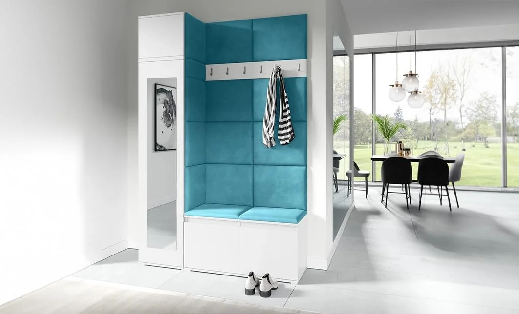 Cuier Hol Max 22, Alb/ Albastru - Trinity 13