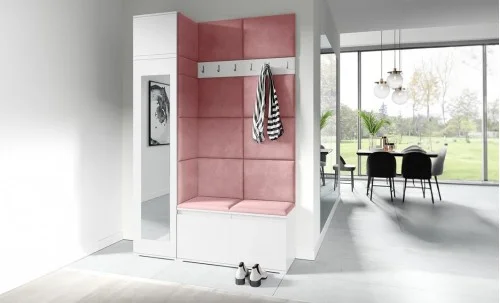 Cuier Hol Max 22, Alb/ Roz - Trinity 23