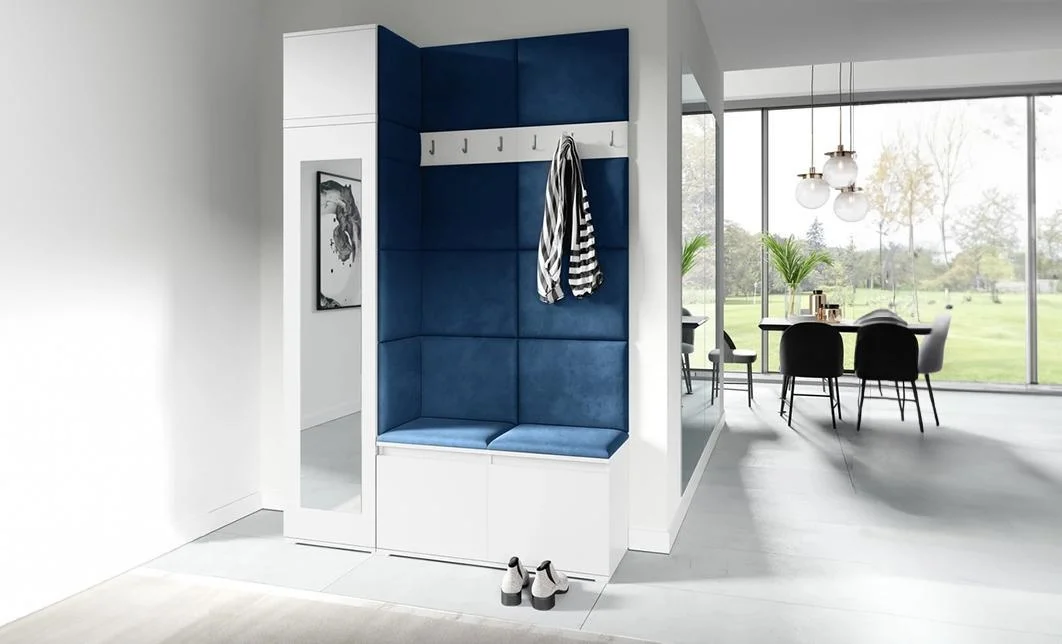 Cuier Hol Max 22, Alb/ Albastru - Trinity 31