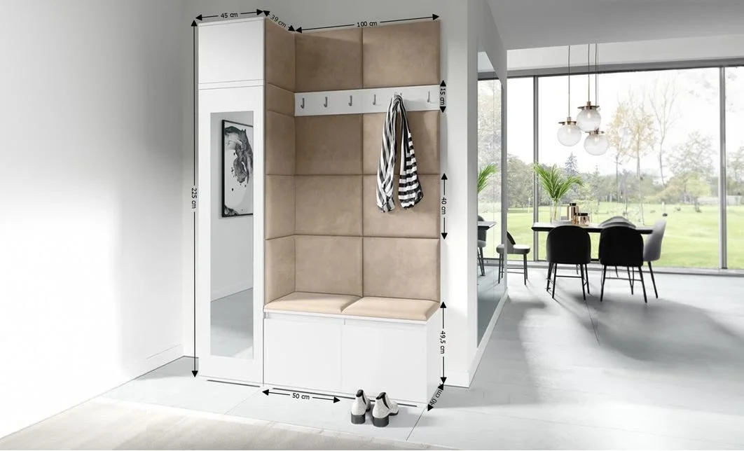 Cuier Hol Max 22, Alb/ Bej - Trinity 4 1