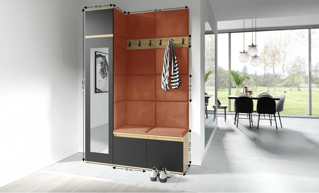 Cuier Hol Max 22, Artisan/ Portocaliu - Trinity 25 1