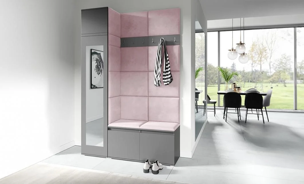 Cuier Hol Max 22, Grafit/ Roz - Trinity 19