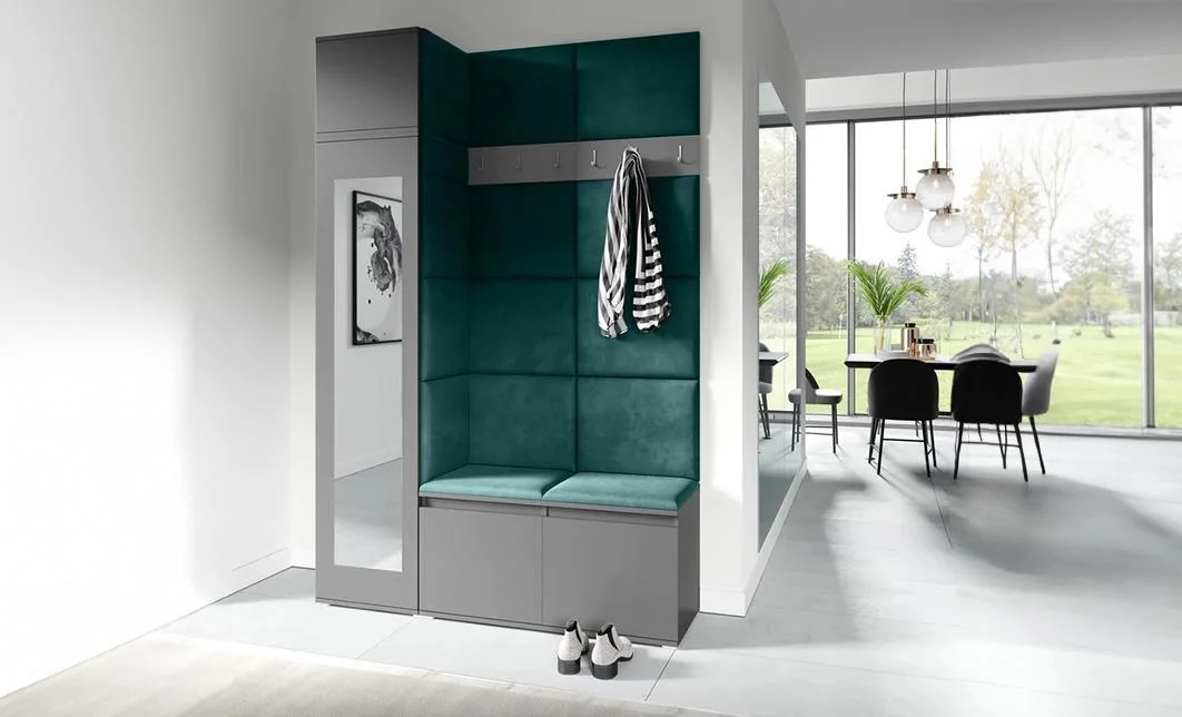 Cuier Hol Max 22, Grafit/ Verde - Trinity 28