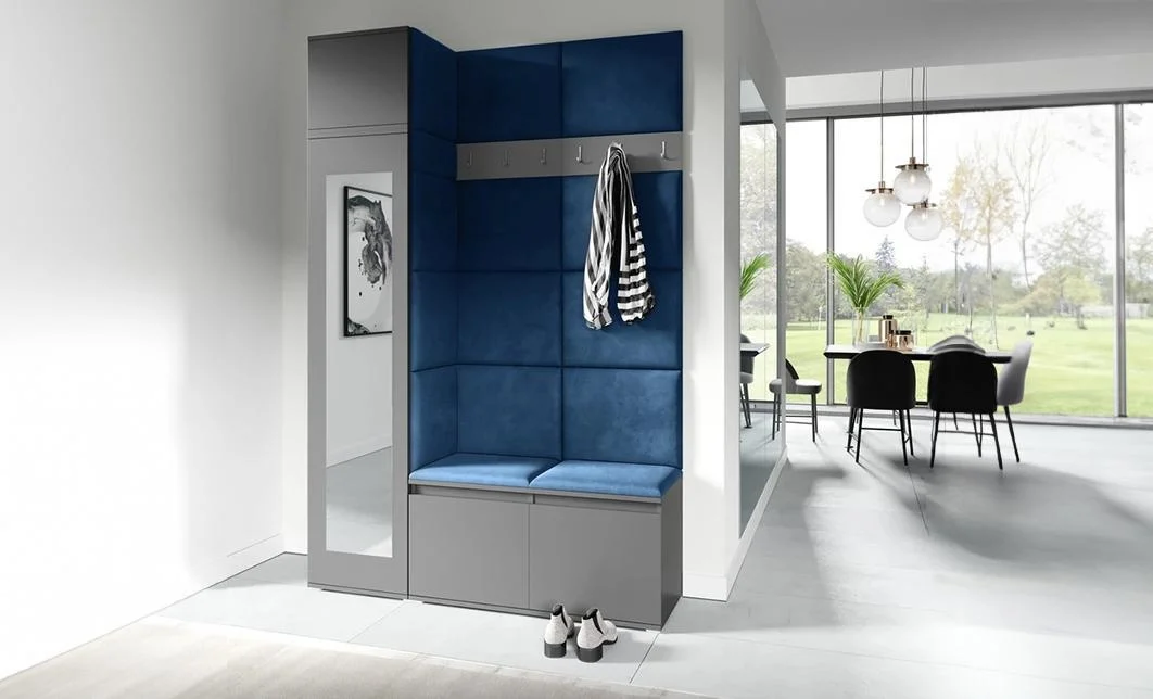 Cuier Hol Max 22, Grafit/ Albastru - Trinity 31