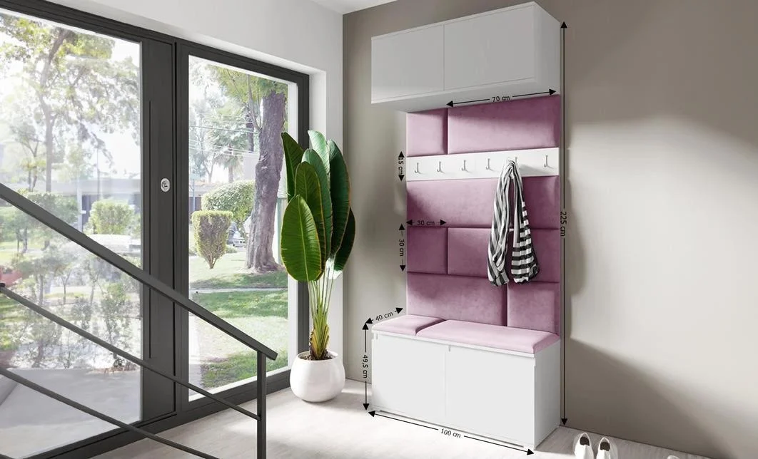 Cuier Hol Max 23, Alb/ Mov - Trinity 11 1