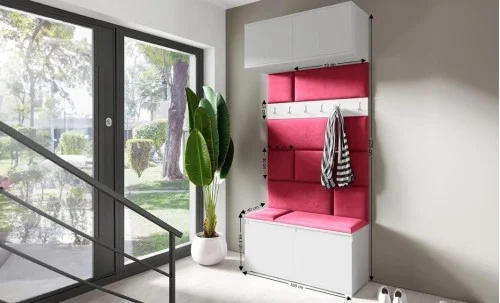 Cuier Hol Max 23, Alb/ Rosu - Trinity 24