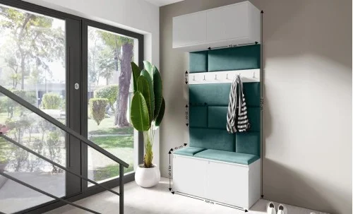 Cuier Hol Max 23, Alb/ Verde - Trinity 28