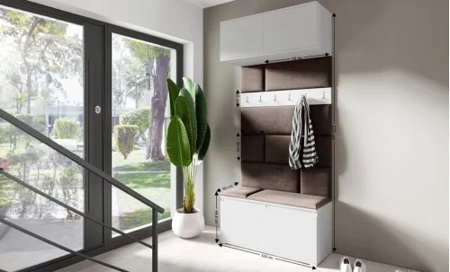 Cuier Hol Max 23, Alb/ Maro - Trinity 8