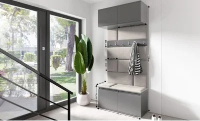 Cuier Hol Max 23, Grafit/ Bej - Trinity 2