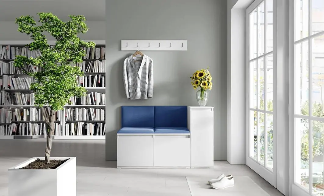 Cuier Hol Max 25, Alb/ Albastru - Trinity 31