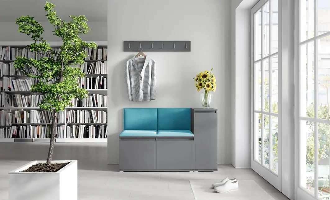 Cuier Hol Max 25, Grafit/ Albastru - Trinity 13