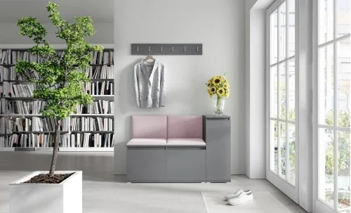 Cuier Hol Max 25, Grafit/ Roz - Trinity 19