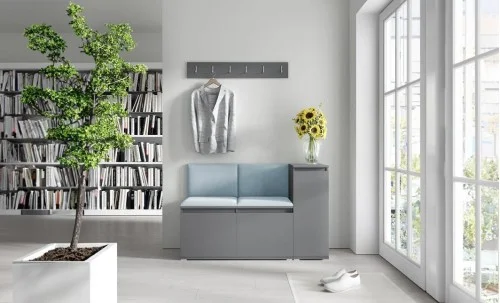 Cuier Hol Max 25, Grafit/ Albastru - Trinity 22