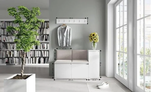 Cuier Hol Max 25, Alb/ Bej - Trinity 2