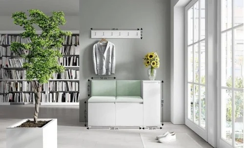 Cuier Hol Max 25, Alb/ Verde - Trinity 21