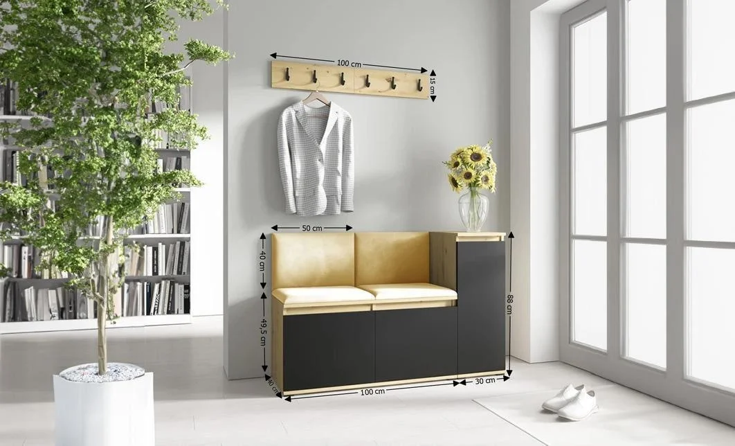 Cuier Hol Max 25, Artisan/ Galben - Trinity 18 1