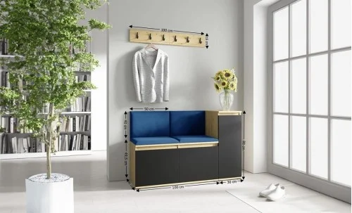 Cuier Hol Max 25, Artisan/ Albastru - Trinity 31