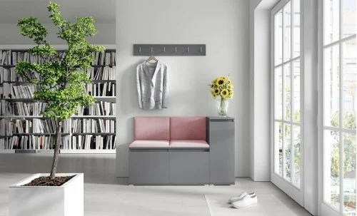 Cuier Hol Max 25, Grafit/ Roz - Trinity 23