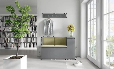 Cuier Hol Max 25, Grafit/ Verde - Trinity 27