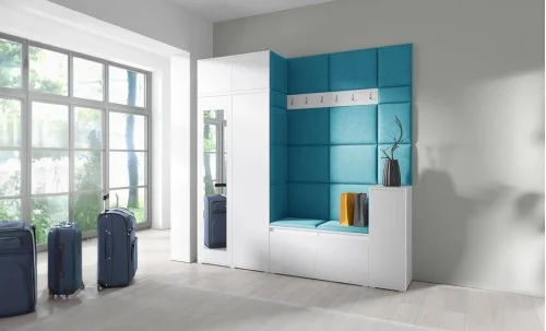 Cuier Hol Max 26, Alb/ Albastru - Trinity 13