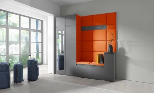 Cuier Hol Max 26, Grafit/ Portocaliu - Trinity 25