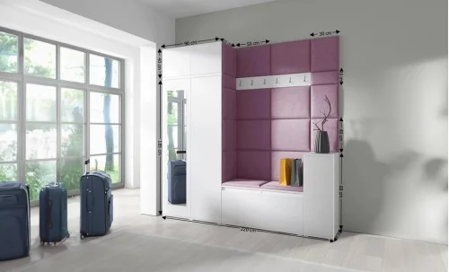 Cuier Hol Max 26, Alb/ Mov - Trinity 11