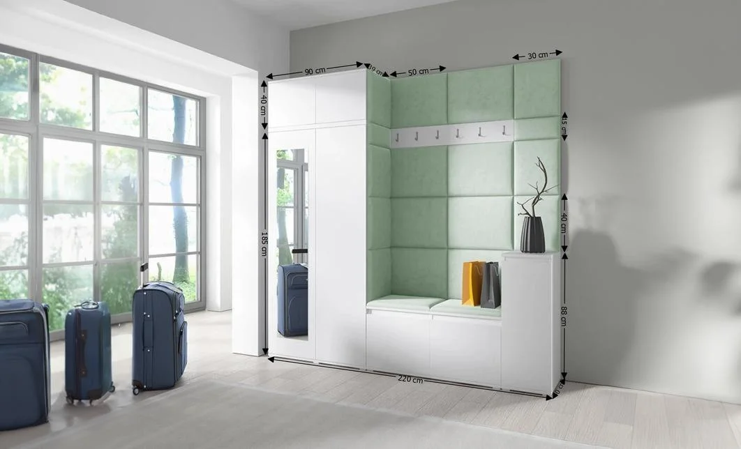 Cuier Hol Max 26, Alb/ Verde - Trinity 21 1