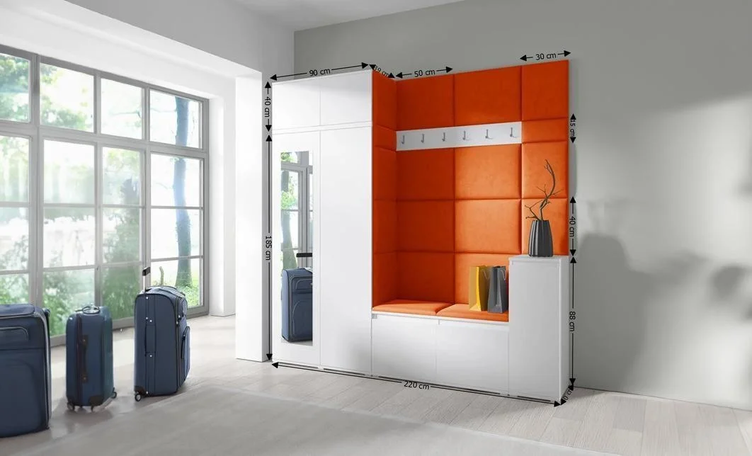 Cuier Hol Max 26, Alb/ Portocaliu - Trinity 25 1