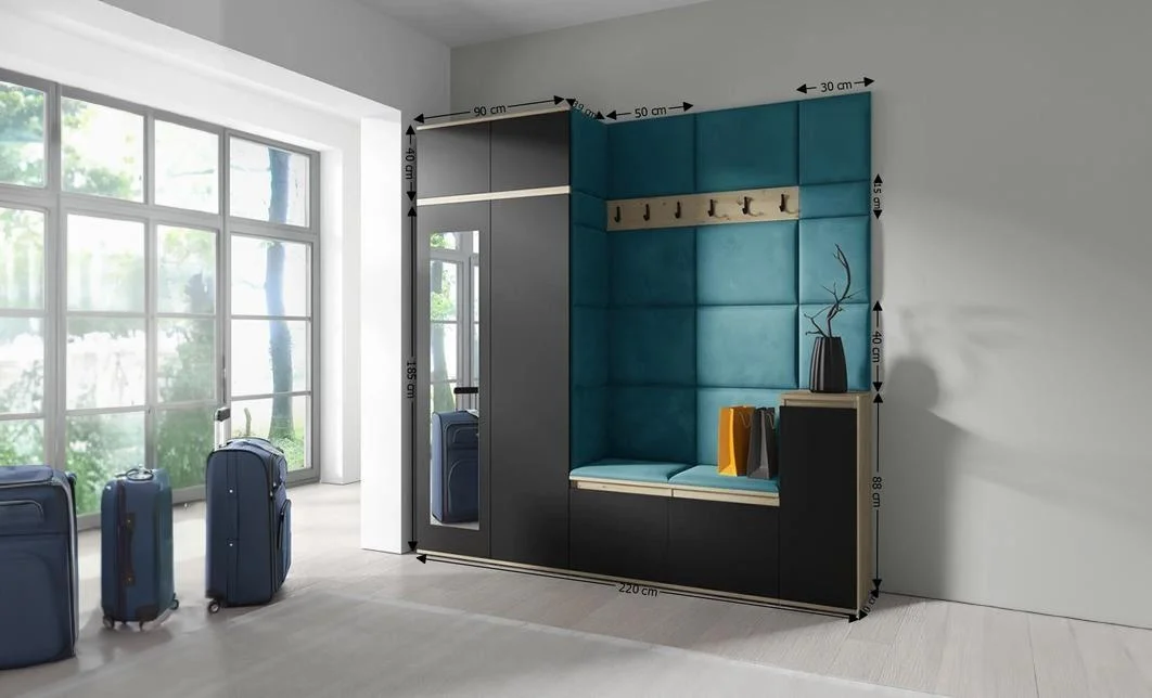 Cuier Hol Max 26, Artisan/ Albastru - Trinity 13 1