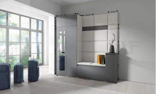 Cuier Hol Max 26, Grafit/ Crem - Trinity 1